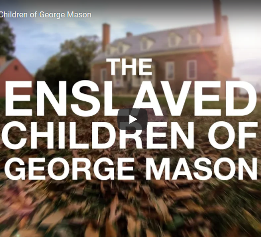 Screenshot of The Enslaved Children of George Mason video